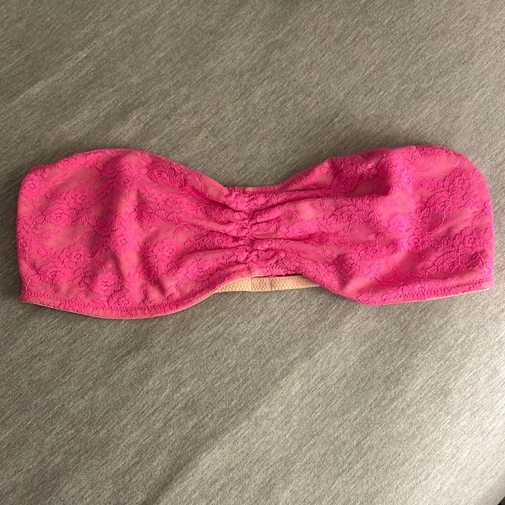 PINK Victoria’s Secret Pink Lace Bandeau